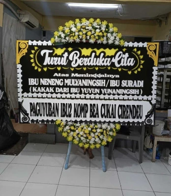 Papan Bunga di Jatijajar Tapos